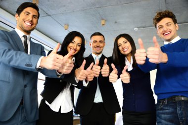 Grup ofis iş adamları