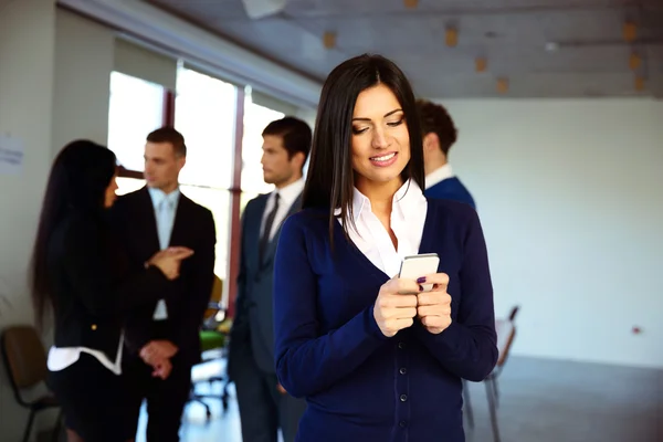 Groupe d'un homme d'affaires dans le bureau — Photo