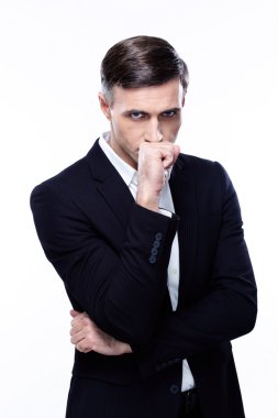 Yakışıklı işadamı izole