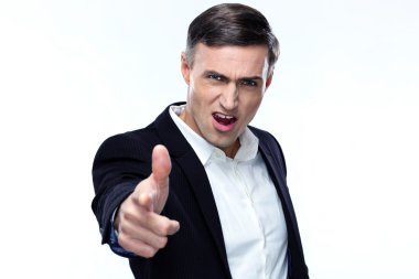 Yakışıklı işadamı izole