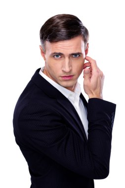 Yakışıklı işadamı izole