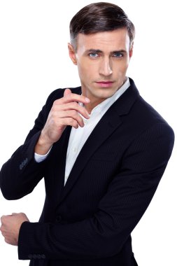 Yakışıklı işadamı izole