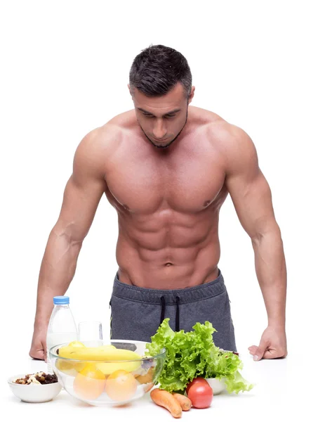 Handsome muscular man isolated — Stock Photo, Image