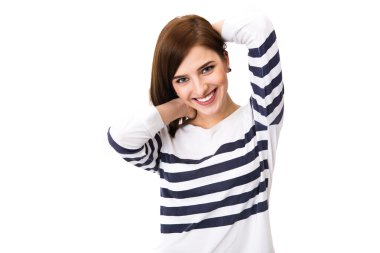 Çekici bir kadının portresi