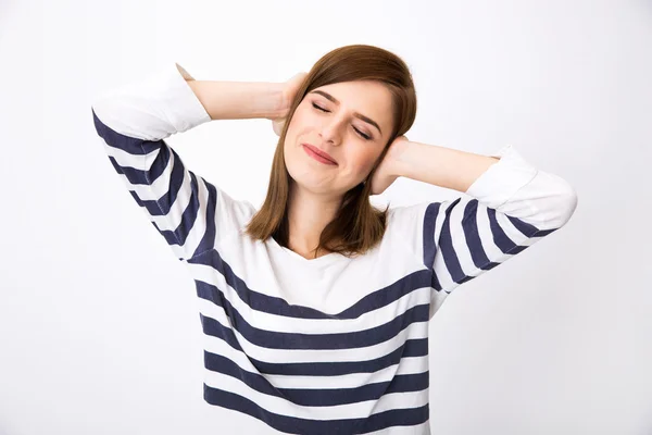 Retrato de mujer atractiva — Foto de Stock