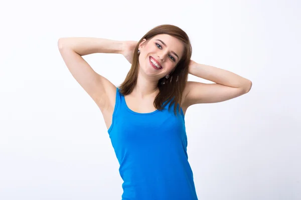 Portrait of a beautiful woman — Stock Photo, Image