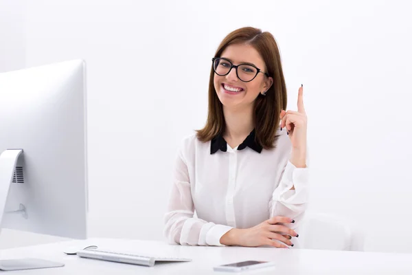 Portrait of a beautiful woman — Stock Photo, Image