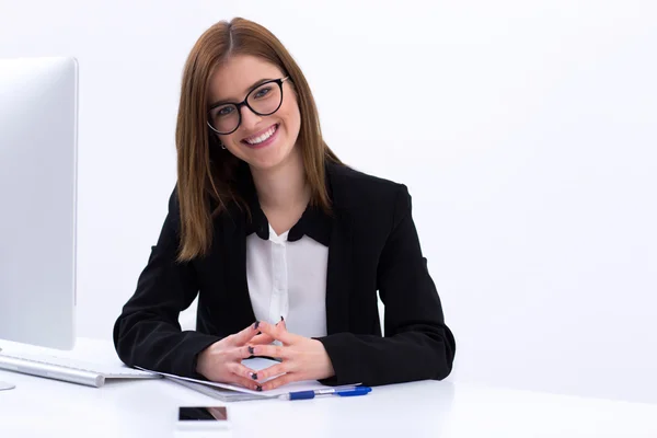 Porträt einer schönen Frau — Stockfoto