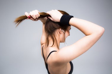 Güzel sevimli kadın