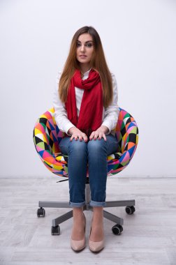 güzel seksi kadın portresi