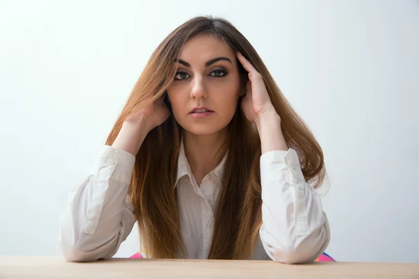 Portrait of beautiful sexy woman — Stock Photo, Image