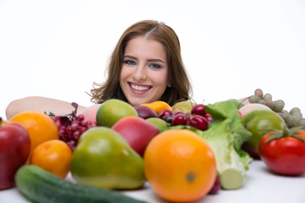 Porträtt av en vacker kvinna — Stockfoto