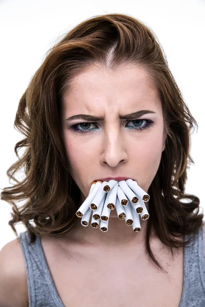 Portrait of a beautiful woman — Stock Photo, Image