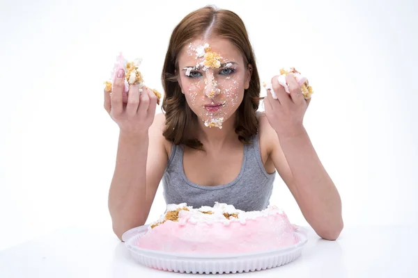 Retrato de una mujer hermosa — Foto de Stock