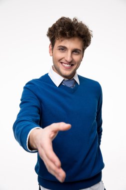 Yakışıklı genç adam.