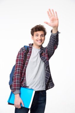 Yakışıklı genç adam.