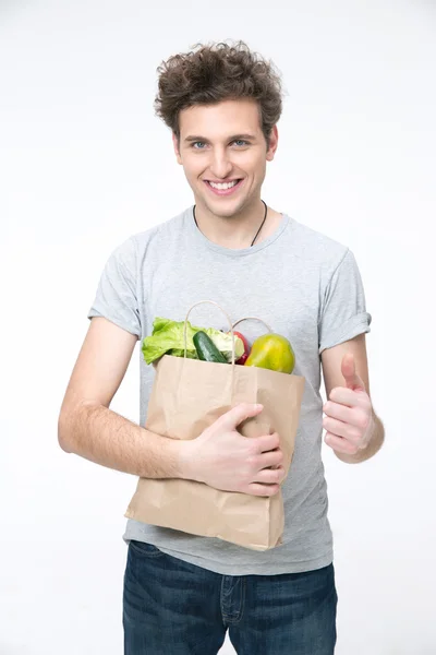 Schöner junger Mann — Stockfoto