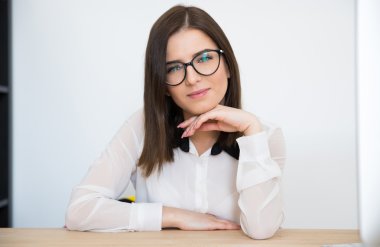 genç güzel iş kadını