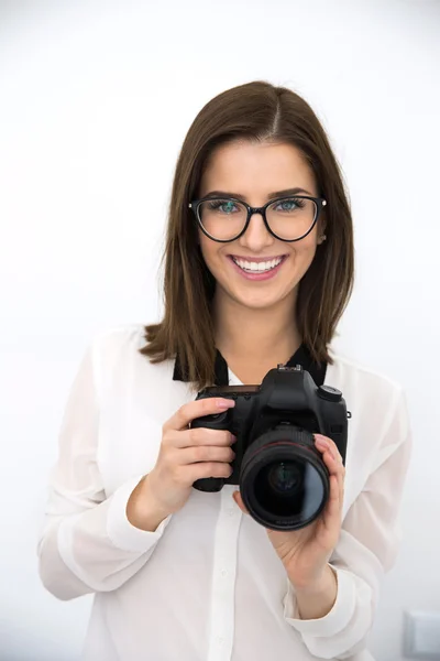 Jonge mooie zakenvrouw — Stockfoto