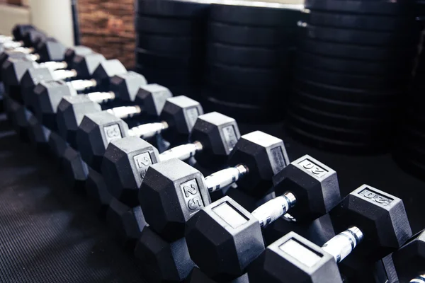 Citra close-up dari dumbbells — Stok Foto