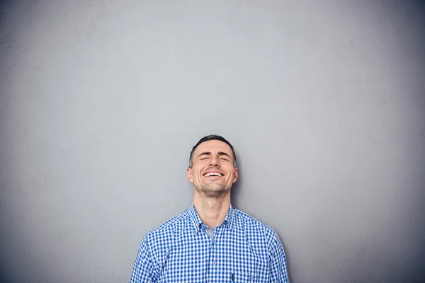 Portrait of a laughing young man — Stock Photo, Image