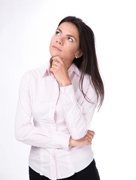 Portrait of a thoughtful businesswoman — Stock Photo, Image