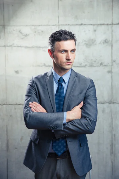 Portrait of a thoughtful businessman — Stock Photo, Image