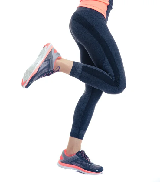 Closeup image of female fitness legs — Stock Photo, Image