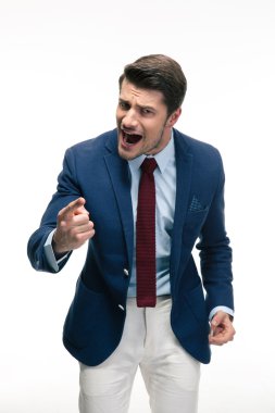 çığlık öfkeli işadamı