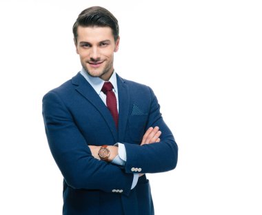 Mutlu genç emin iş adamı