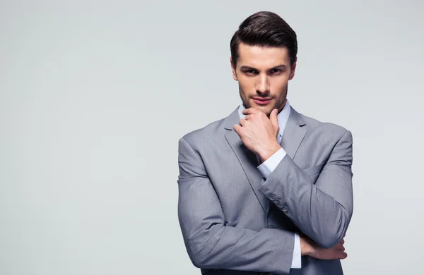 Portrait of a pensive businessman — Stock Photo, Image