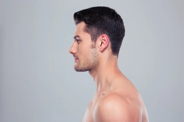 Side view portrait of a handsome man — Stock Photo, Image