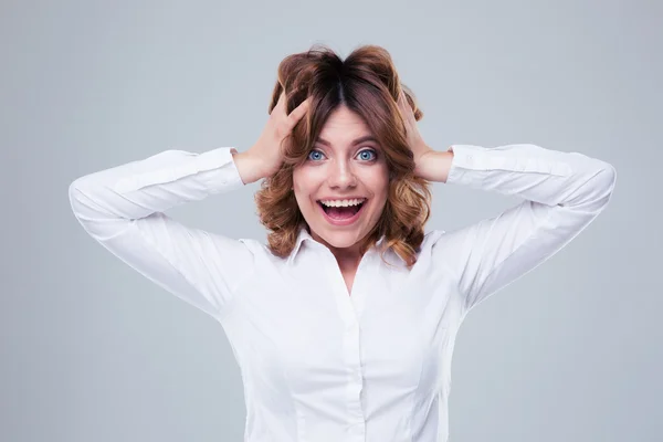 Portrait of a cheerful businesswoman — Stock Photo, Image