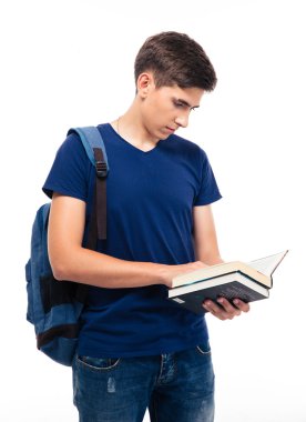 erkek öğrenci okuma kitabı