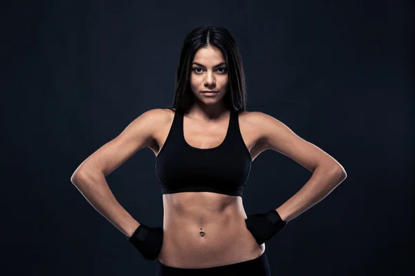Sportieve vrouw met perfecte lichaam — Stockfoto