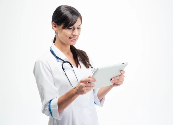 Läkare använder Tablet PC: n — Stockfoto