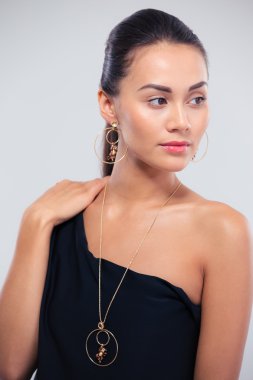 Kadın güzel model uzağa arıyorsunuz