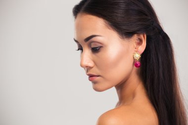 Uzağa arıyorsunuz büyüleyici bir kadın Güzellik Portresi