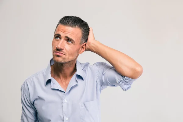 Portrait of a pensive businessman — Stock Photo, Image