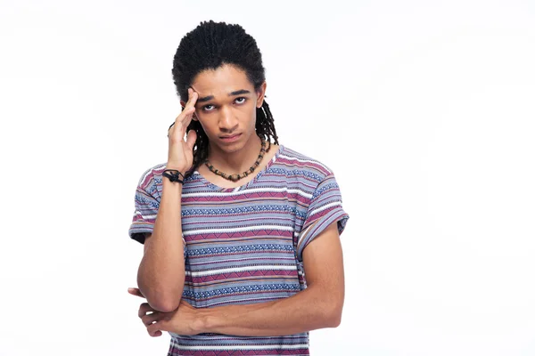 Afro american man looking at camera — Stock Photo, Image