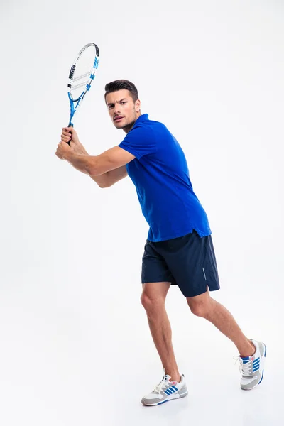 Celovečerní Portrét muže v tenisu — Stock fotografie