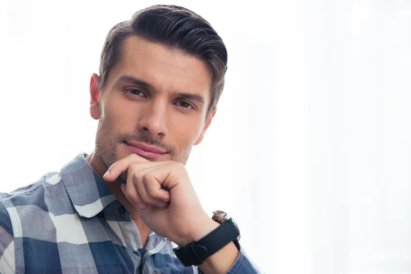 Portrait of a handsome man looking at camera — Stock Photo, Image