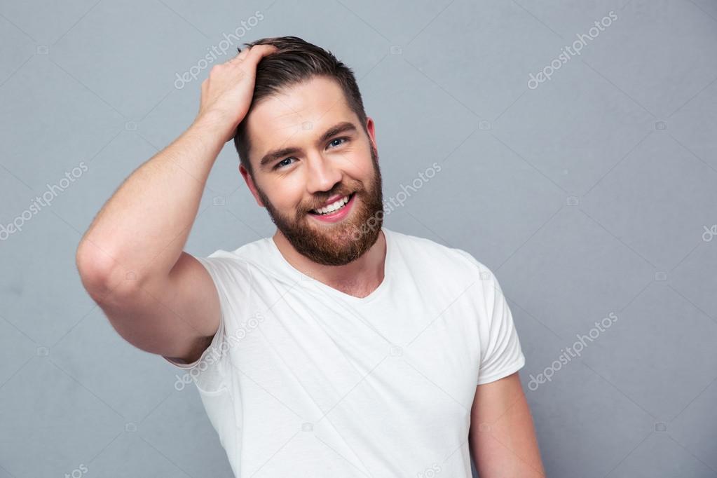 Portrait of a smiling casual man