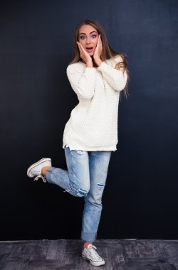 Hayret kadın portresi