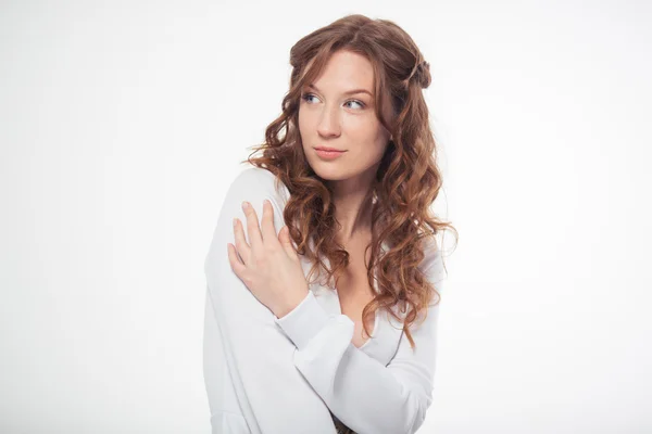 Porträt einer jungen attraktiven Frau — Stockfoto