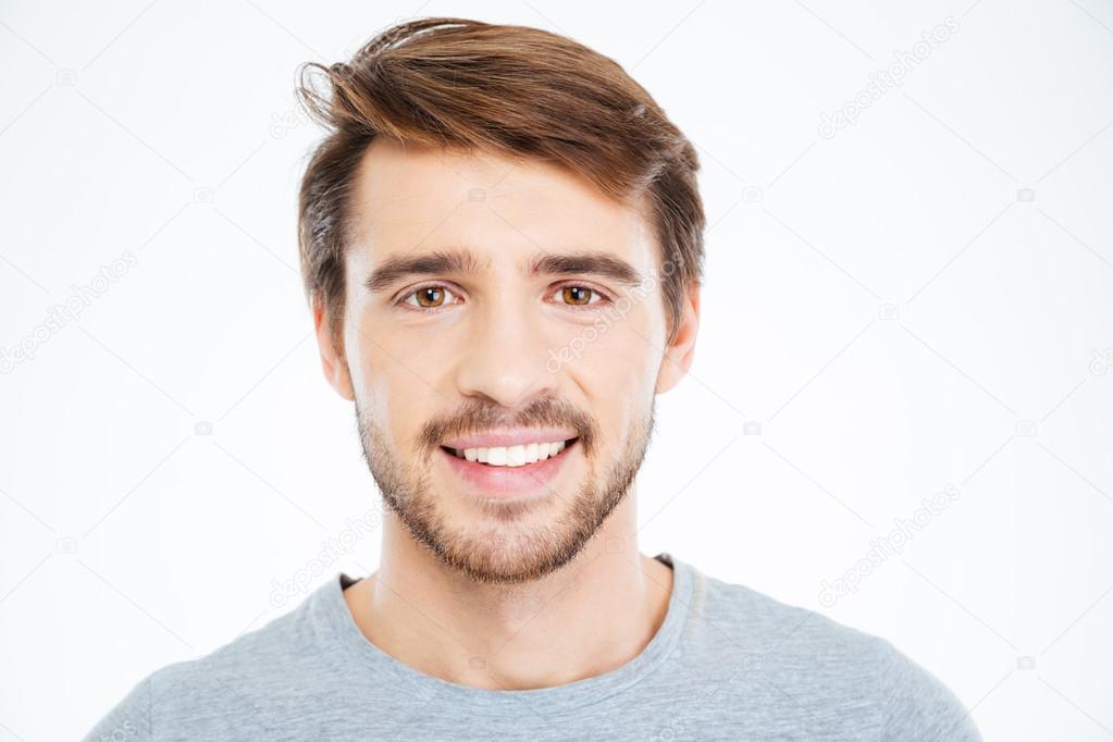 Smiling man looking at camera