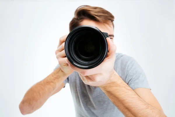 Fotograf macht Aufnahmen — Stockfoto