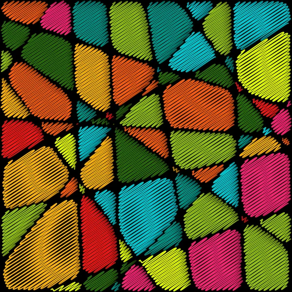 Grunge, rabiscar polígono poligonal, fundo sem costura Ilustrações De Stock Royalty-Free