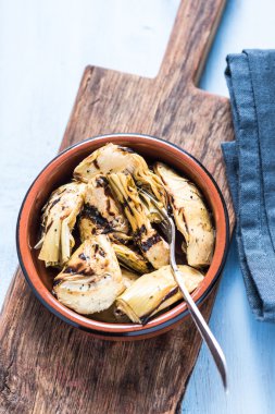 Chargrilled enginar seramik kase