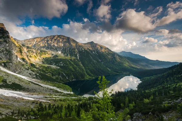 Güzel yaz günü itibariyle Polonya Tatra Dağları